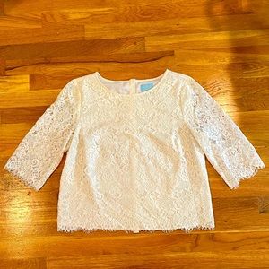 White lace top